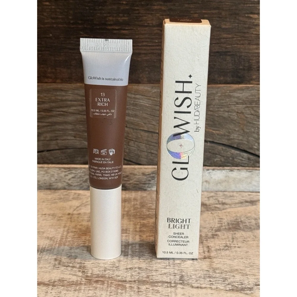 HUDA GLOWISH Bright Light Concealer‎ 13 Extra Rich NEW | $29 - Picture 7 of 8